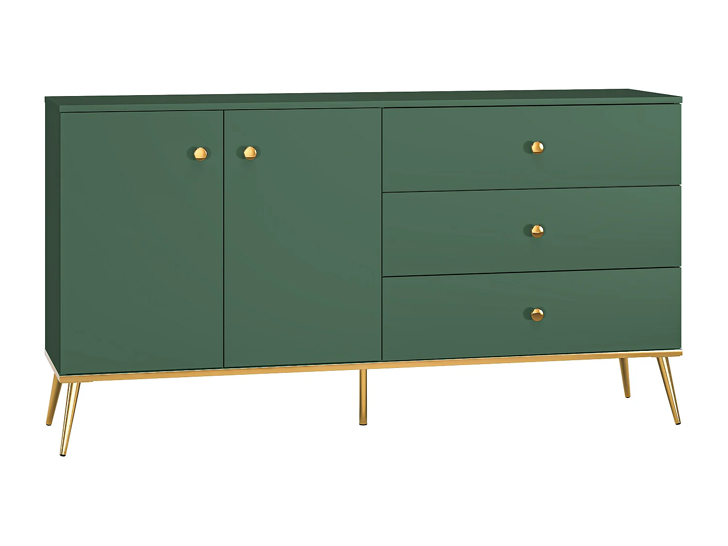 Aparador FORT SB160 2D3D 160x40x85 Verde