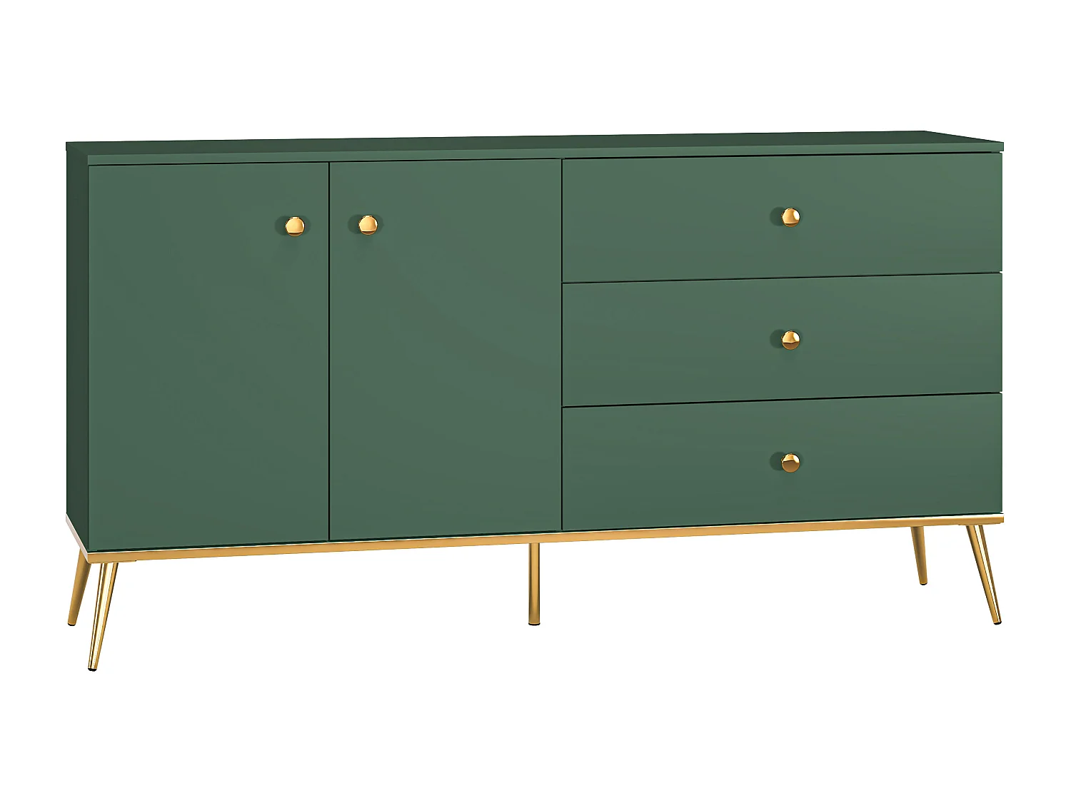 Dressoir FORT SB160 2D3D 160x40x85 Groen