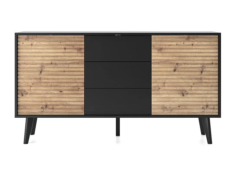 Buffet WILLOW SB154 2D3D 154x39x83 Noir