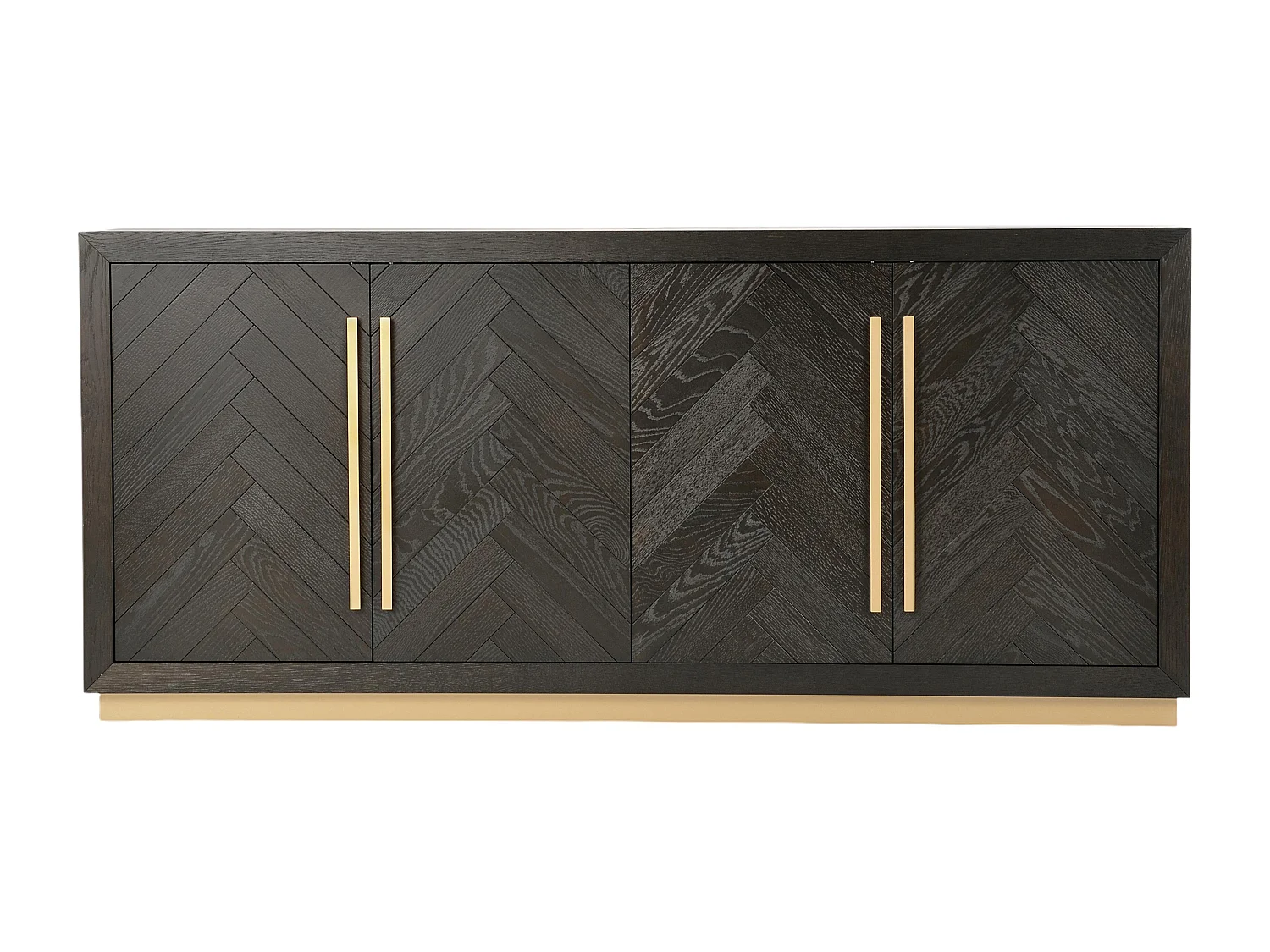Credenza SEVILLE SB180 4D 180x48x80 Nero