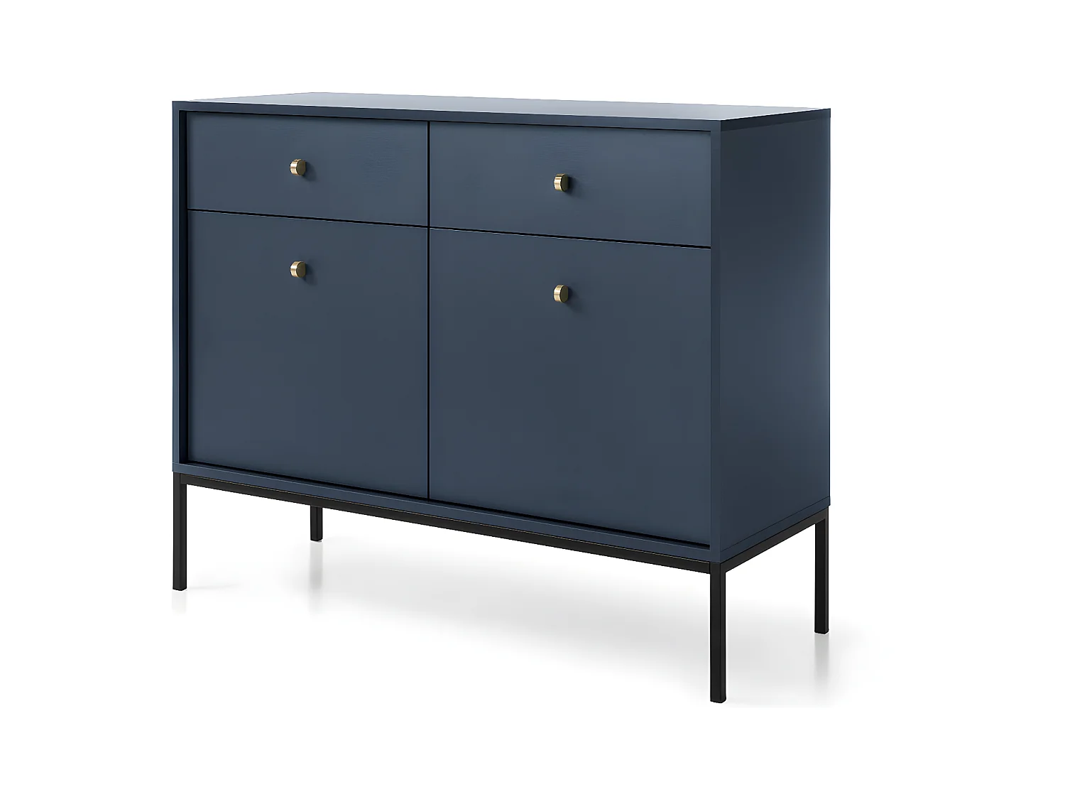 Buffet MONO SB103 2D2D 103x39x83 Bleu