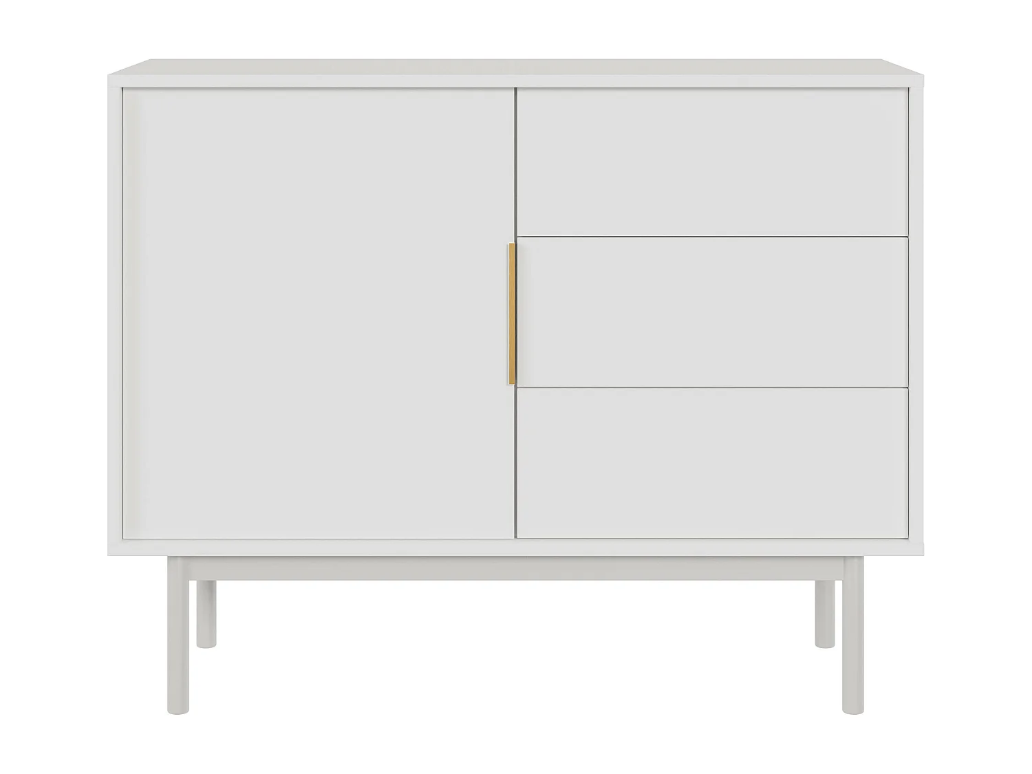 Aparador VIVA SB104 1D3D 104x39x82 Branco