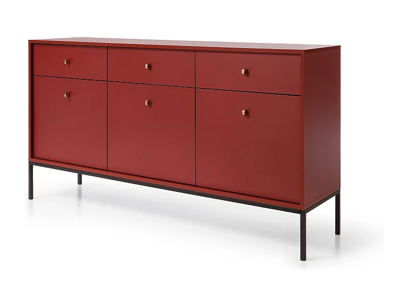 Aparador MONO SB153 3D3D 153x39x83 Rojo