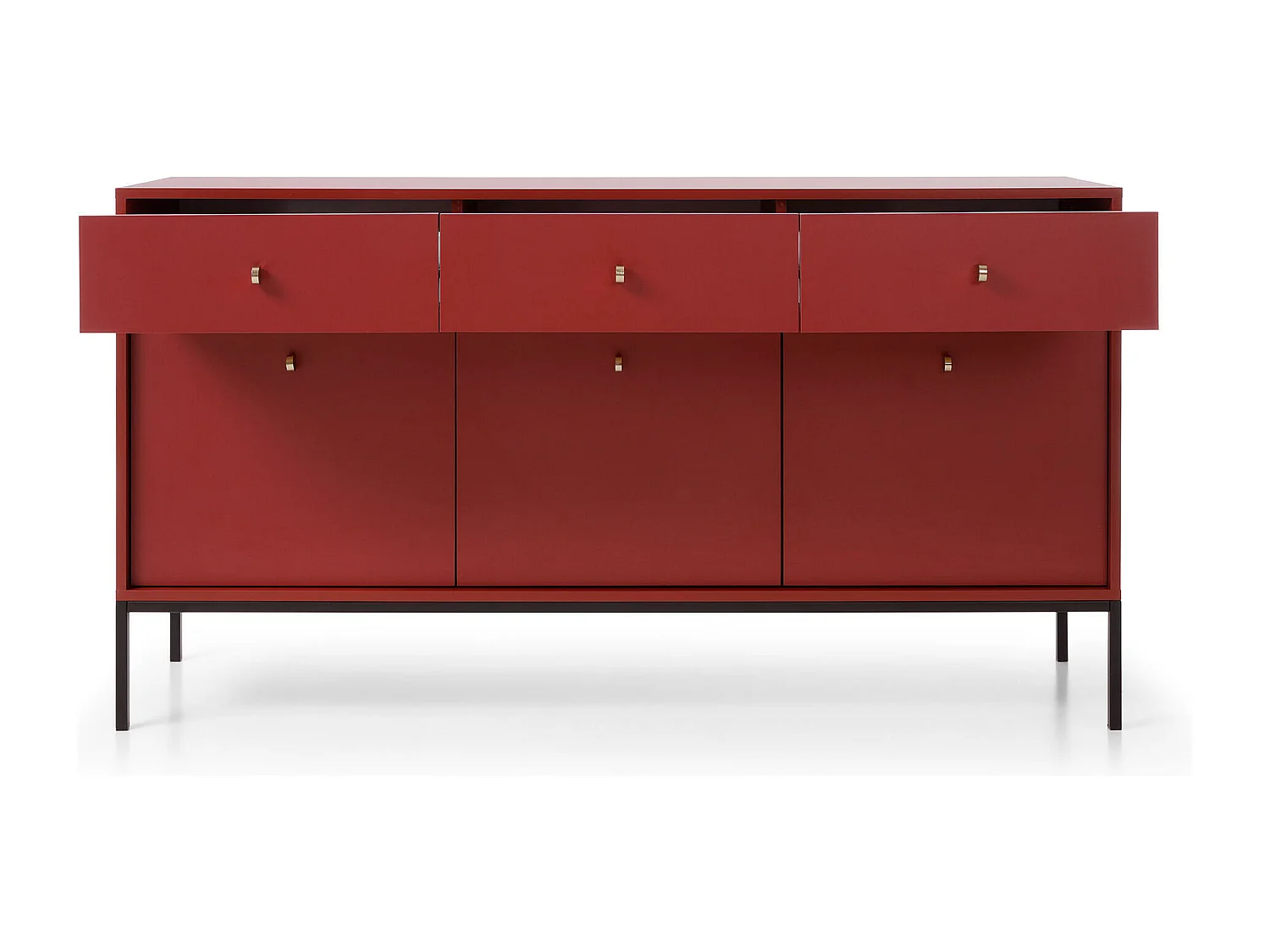 Aparador MONO SB153 3D3D 153x39x83 Rojo