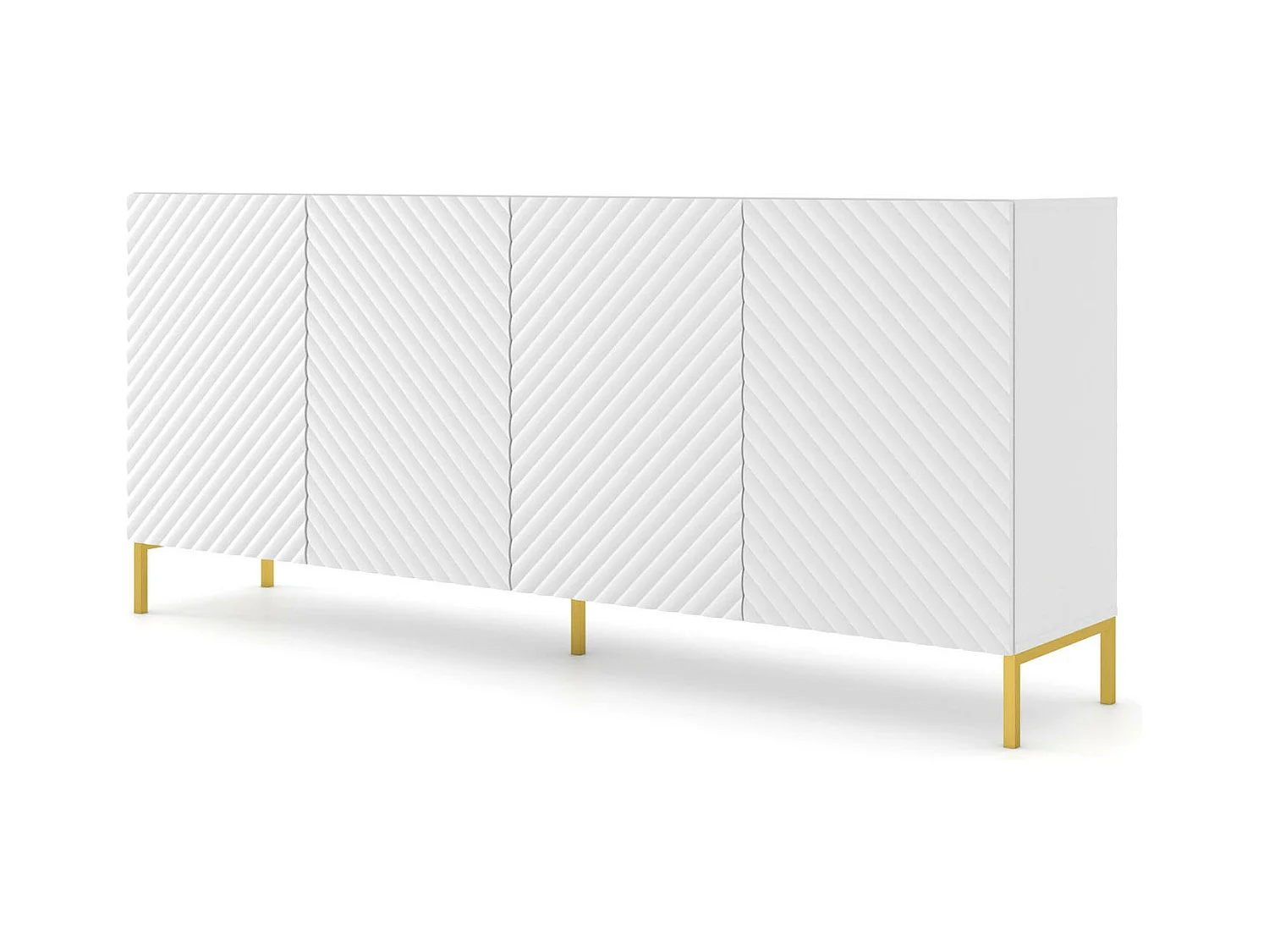 Buffet SURF SB200 4D 200x42x87 Blanc