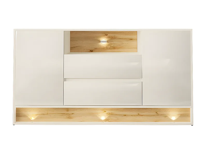 Credenza VISION SB160 2D2D 160x40x85 Bianco