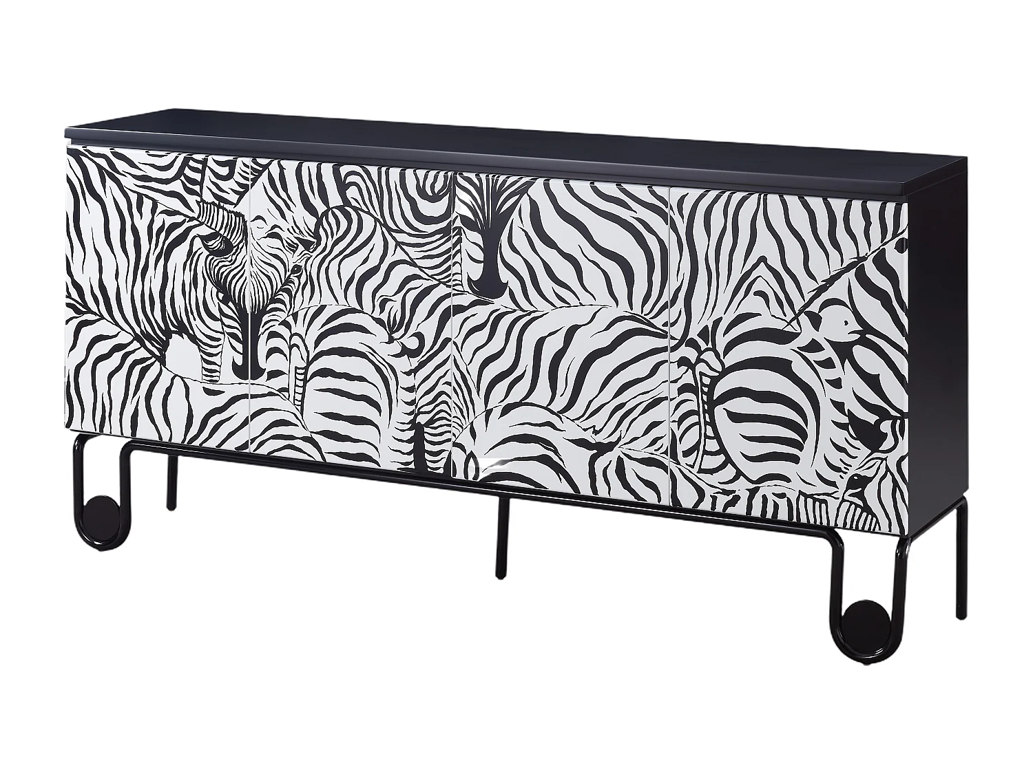 Buffet STILIG SB183 4D 183x40x90 Noir