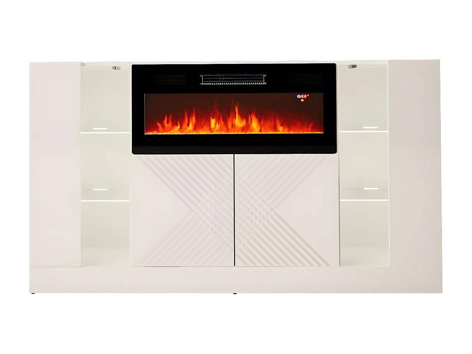 Buffet DIUNA SB160 4D 160x35x90 Blanc