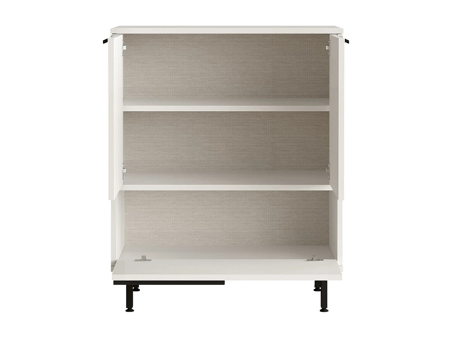 Buffet OCEAN SB75 3D 75x36x90 Blanc