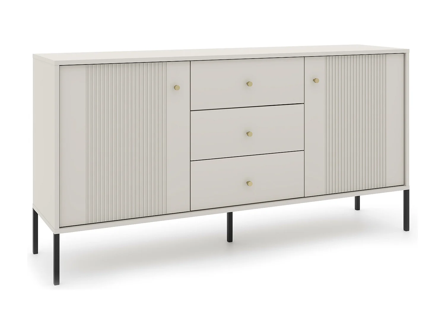 Aparador ISEO SB154 2D3D 154x39x79 Bege