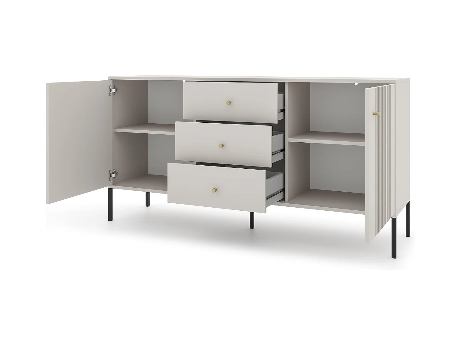 Buffet ISEO SB154 2D3D 154x39x79 Beige
