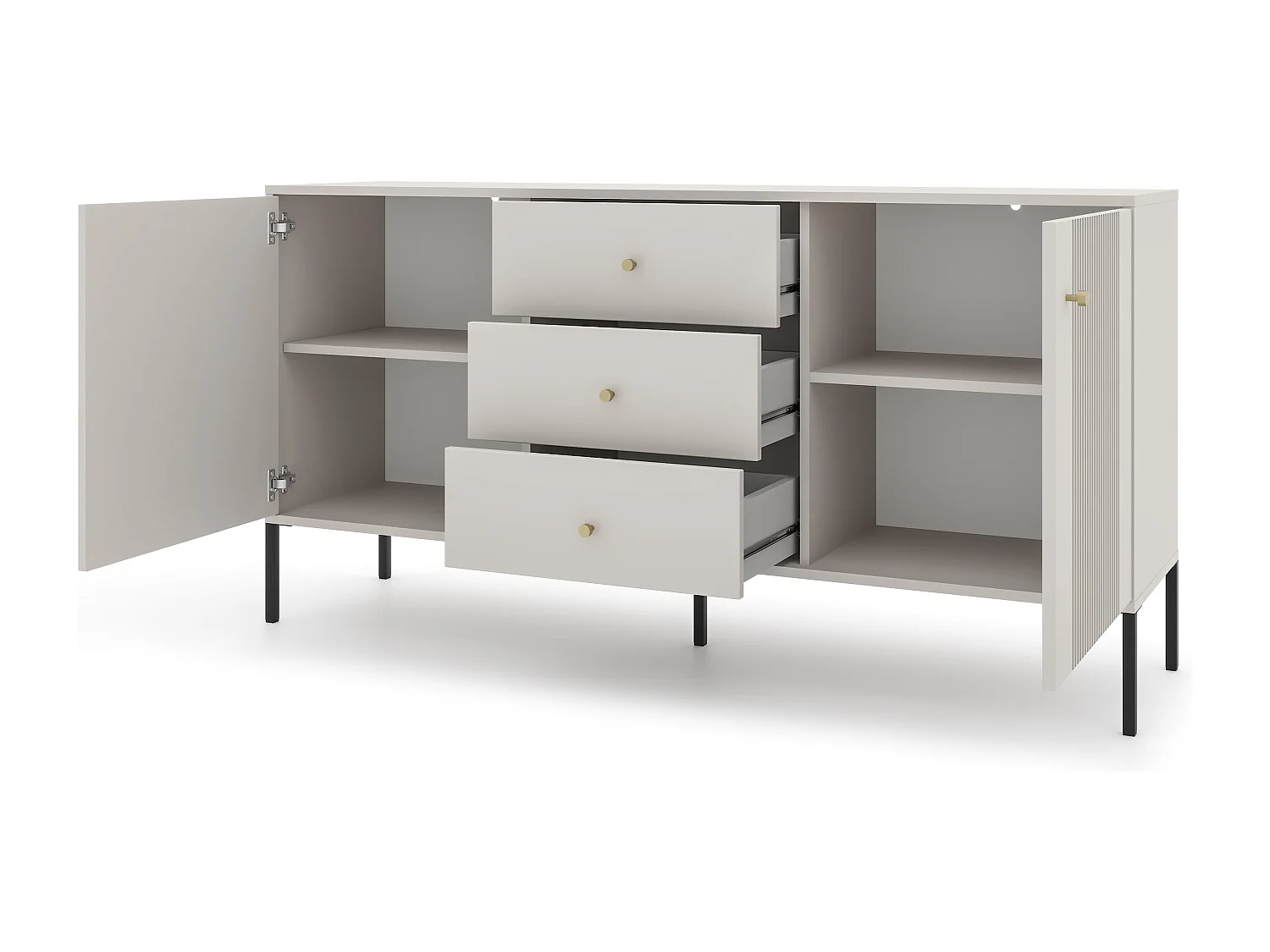 Buffet ISEO SB154 2D3D 154x39x79 Beige