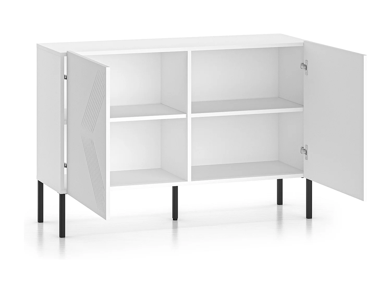 Buffet CLEARING SB114 2D 114x37x77 Blanc
