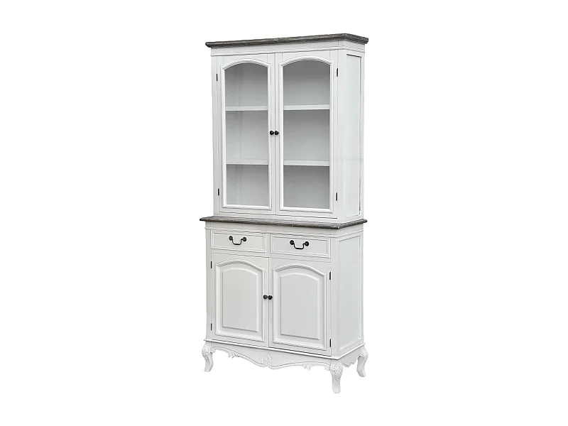 Dressoir RIMINI WHITE SB90 2D2D 90x40x190 Wit