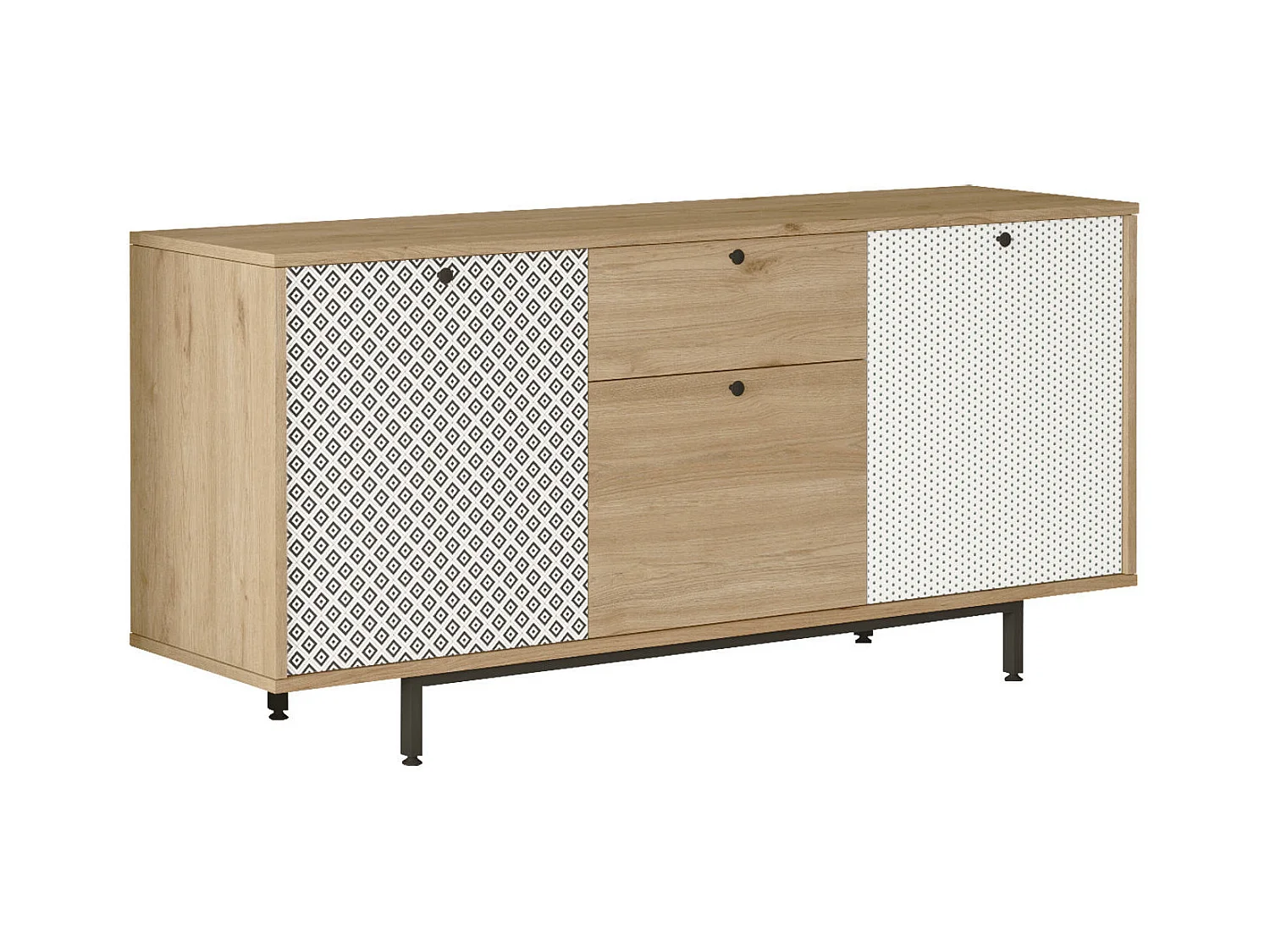 Buffet CREA SB160 3D1D 160x45x74 Beige