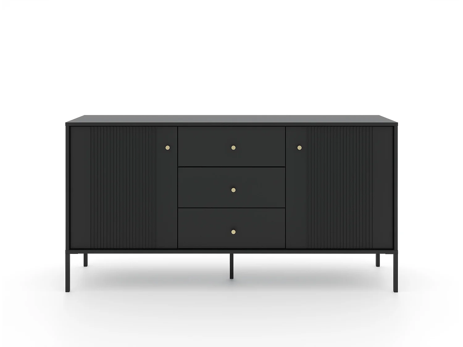 Buffet ISEO SB154 2D3D 154x39x79 Noir