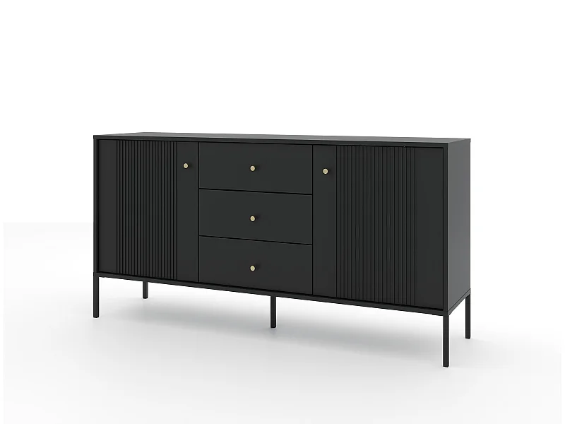 Buffet ISEO SB154 2D3D 154x39x79 Noir
