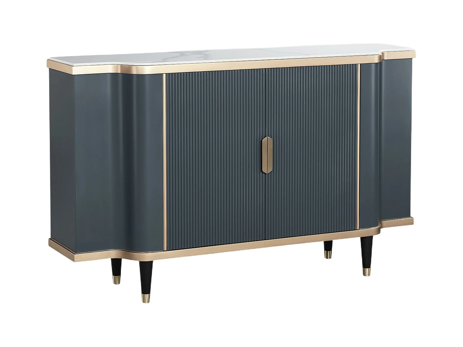 Buffet STILIG SB150 2D 150x40x92 Grisfoncé