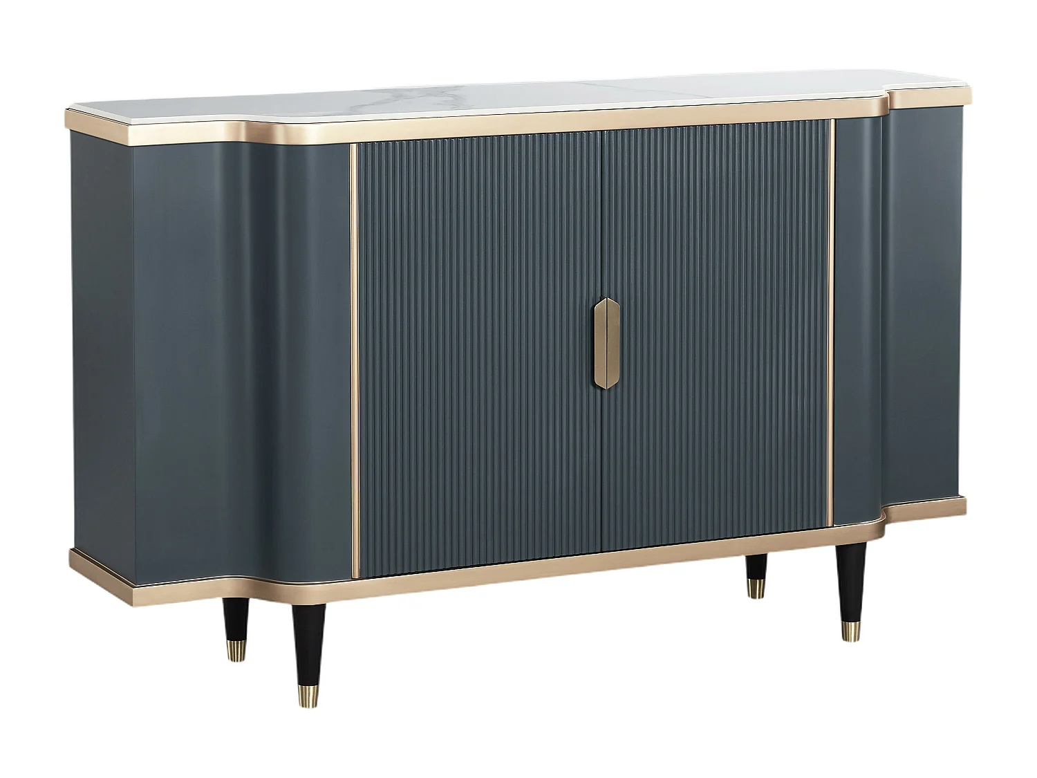 Dressoir STILIG SB150 2D 150x40x92 Donkergrijs