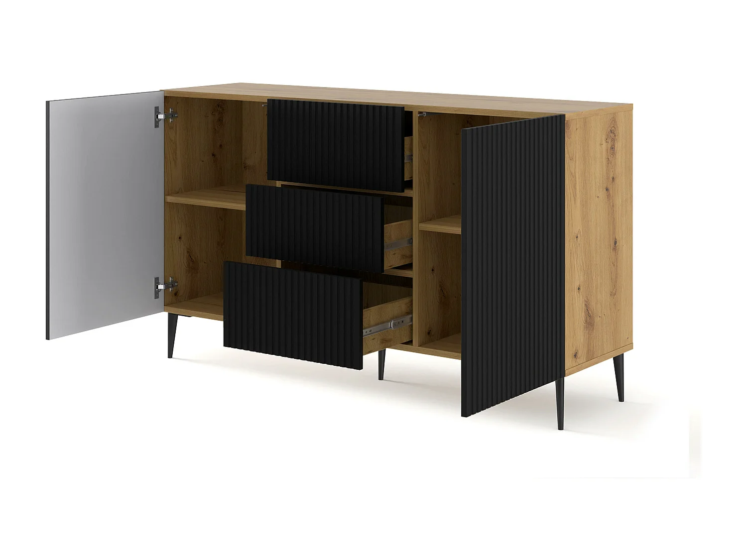 Aparador RAVENNA B SB150 2D3D 150x42x87 Beige