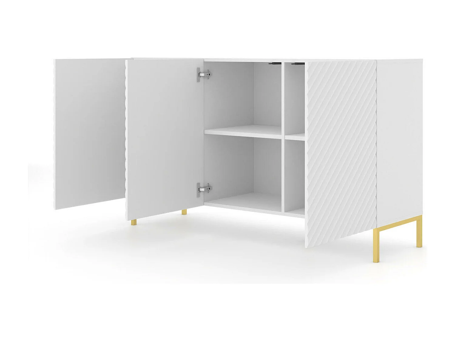 Buffet SURF SB150 3D 150x42x87 Blanc