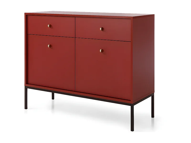Credenza MONO SB103 2D2D 103x39x83 Rosso