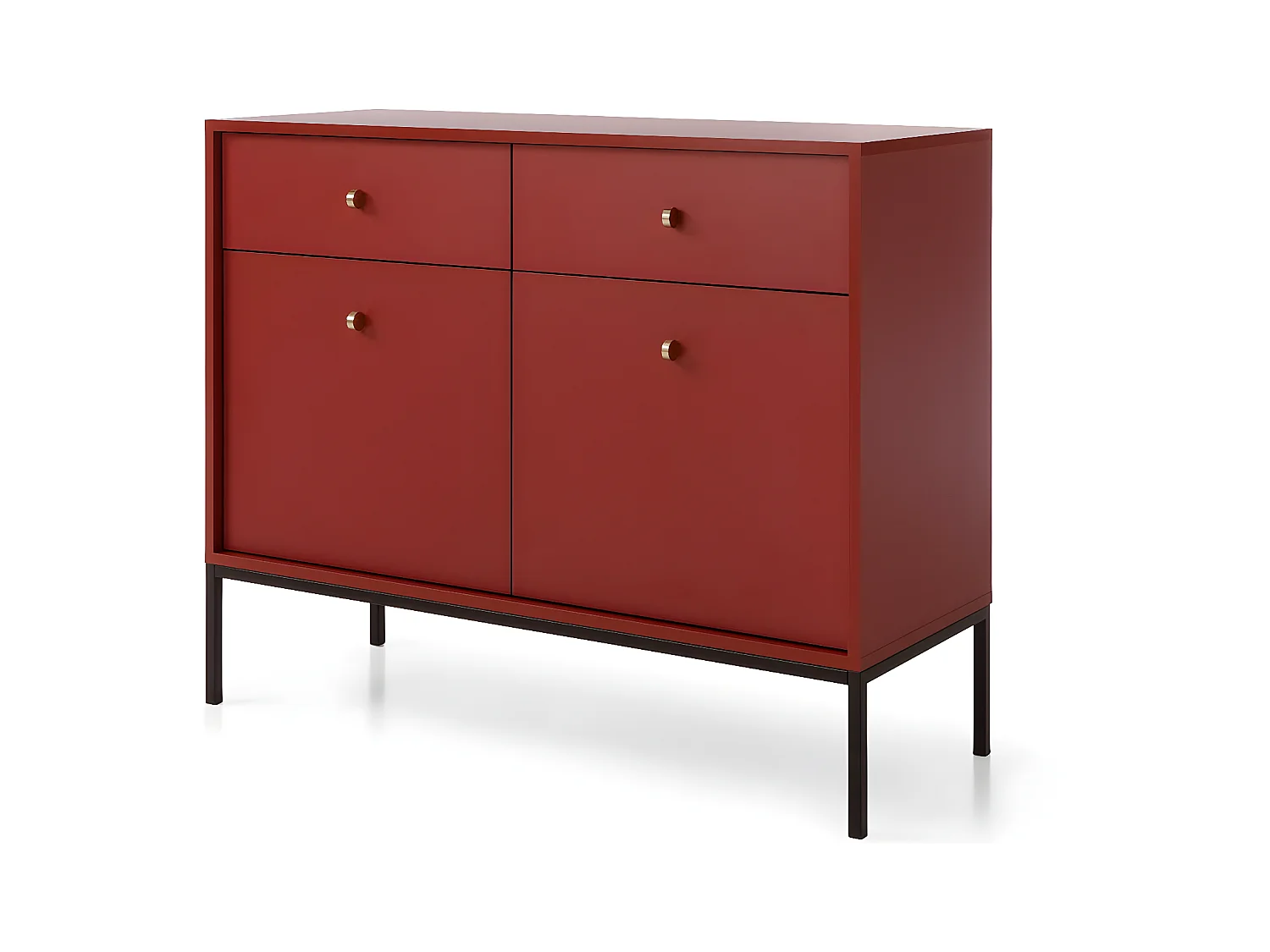 Buffet MONO SB103 2D2D 103x39x83 Rouge