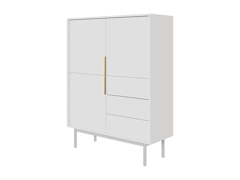 Aparador VIVA SB104 3D3D 104x39x140 Branco