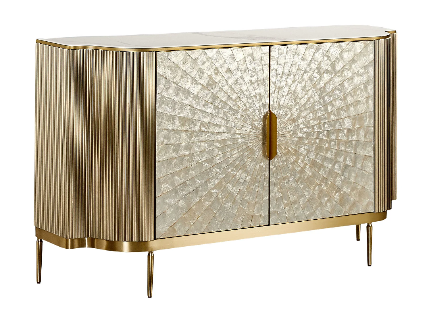 Aparador STILIG SB150 2D 150x40x88 Dourado