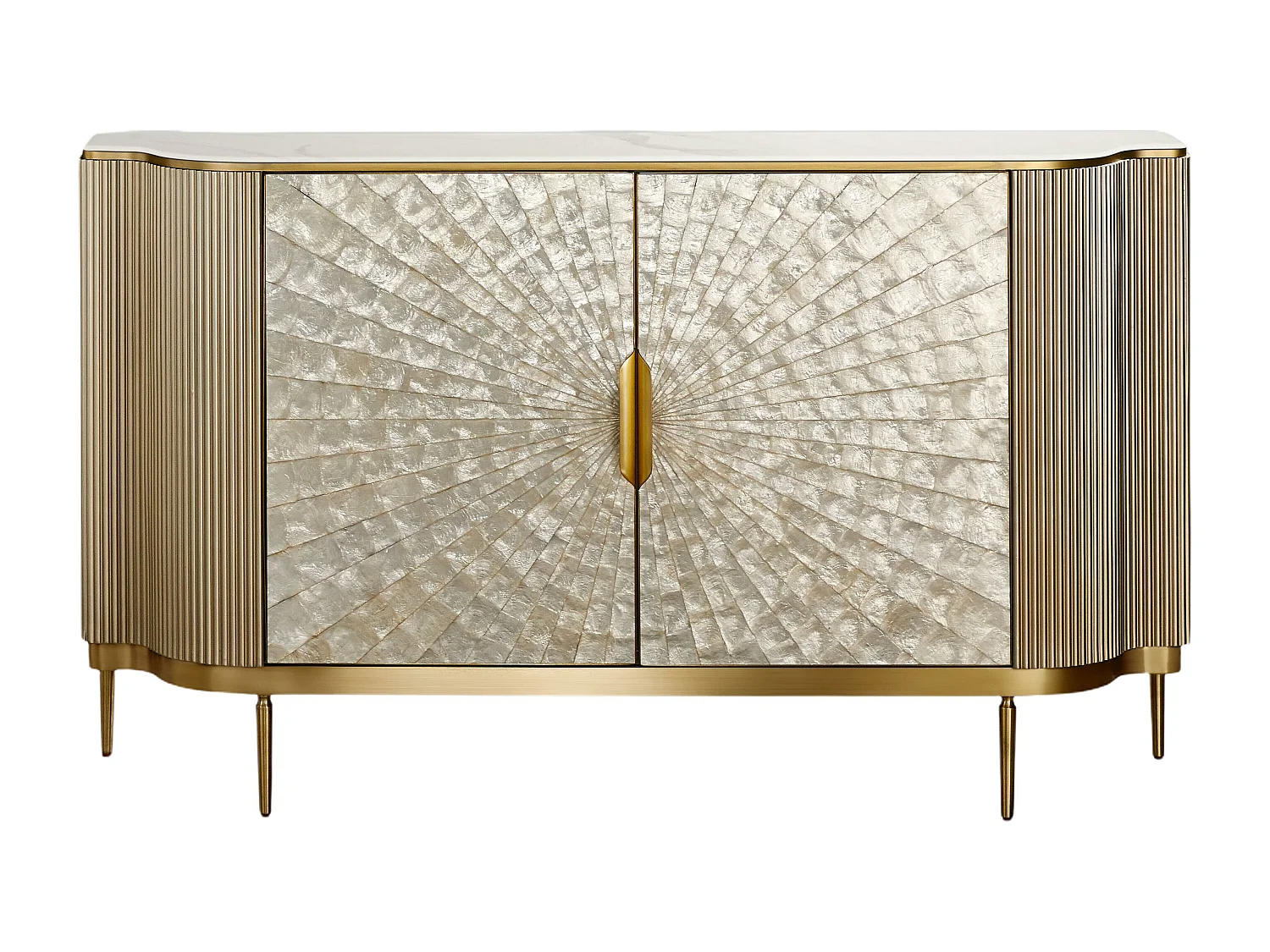 Aparador STILIG SB150 2D 150x40x88 Dourado