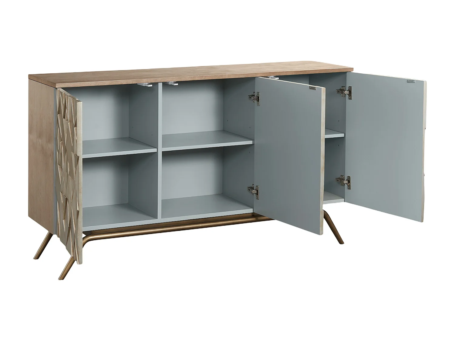 Sideboard STILIG SB150 3D 150x40x86 Gold