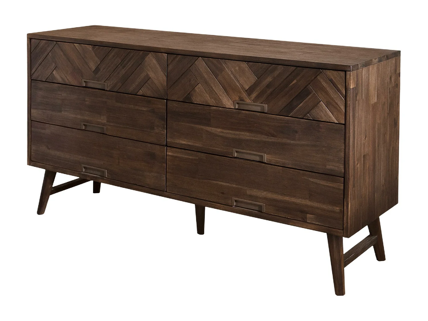 Buffet ASHTON SB155 1D3D 155x45x75 Brun