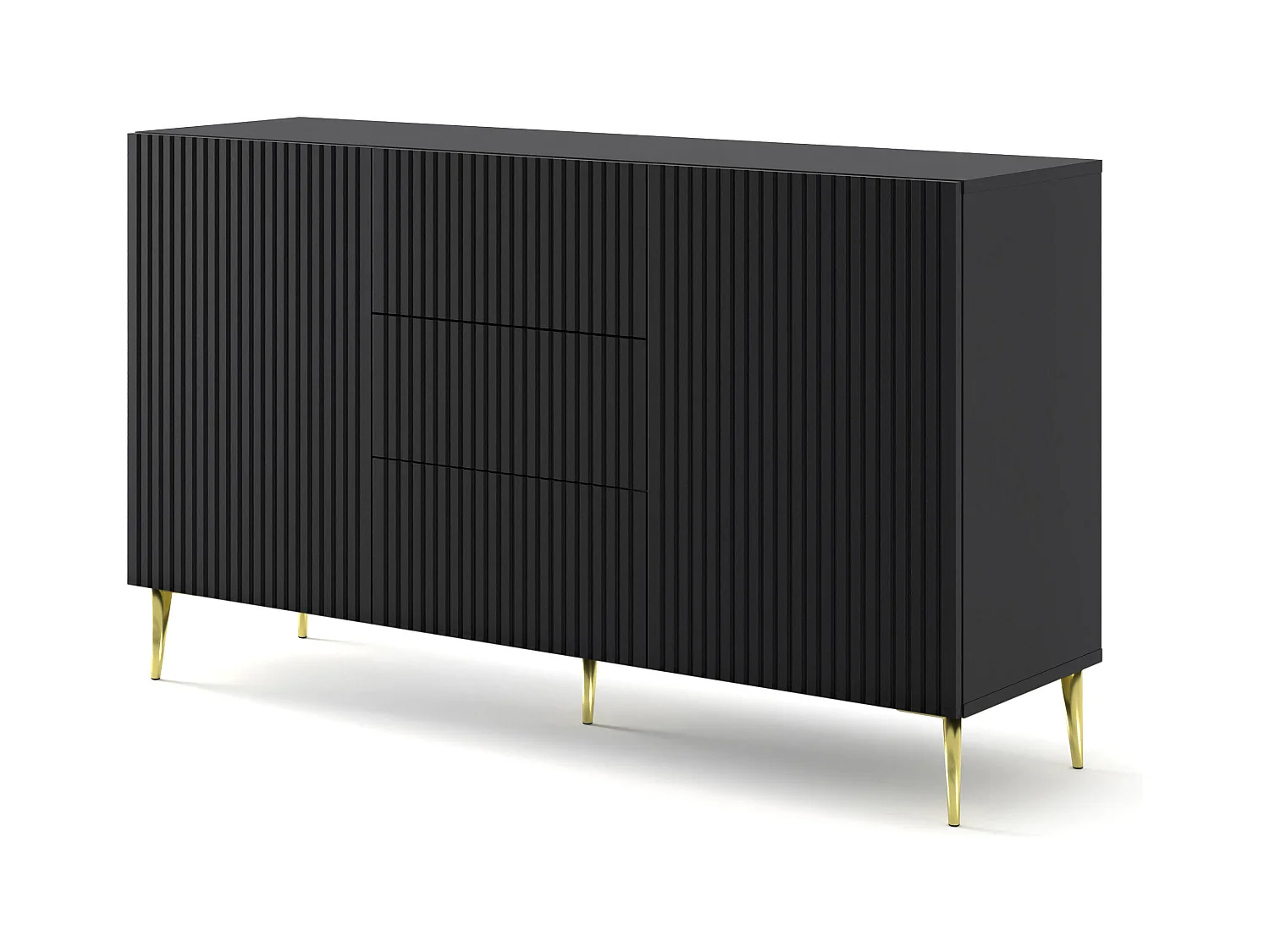Buffet RAVENNA B SB150 2D3D 150x42x87 Noir