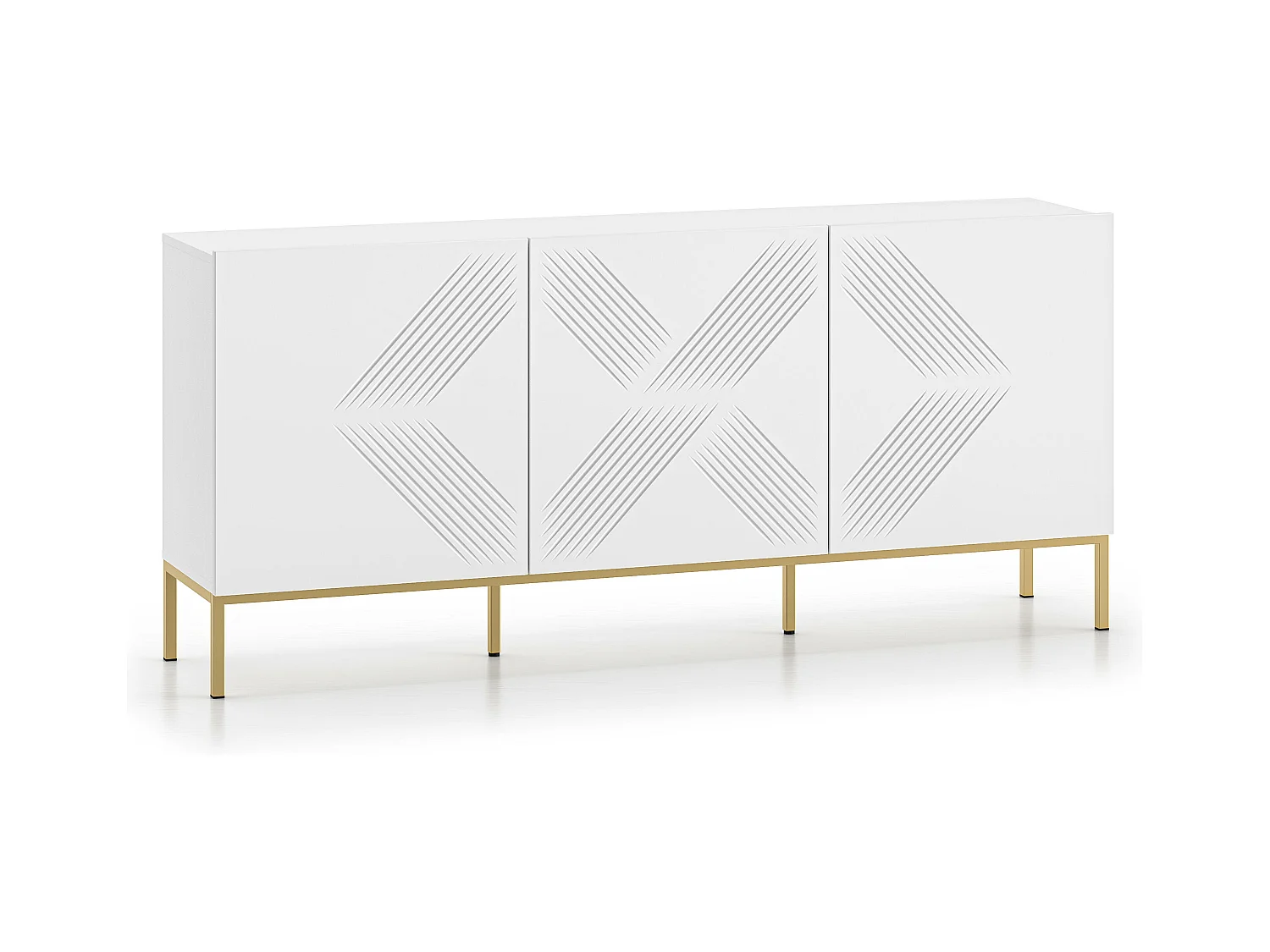 Credenza CLEARING SB170 3D 170x37x77 Bianco