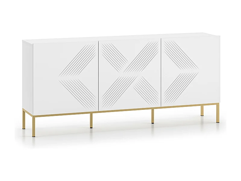 Aparador CLEARING SB170 3D 170x37x77 Blanco