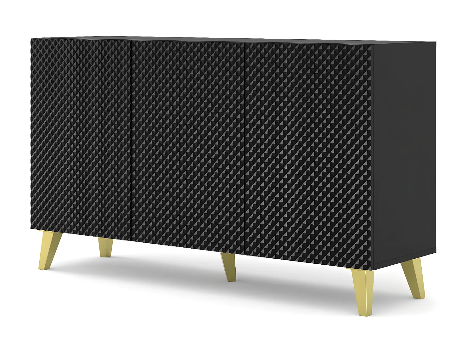 Aparador RAVENNA PC SB150 3D 150x42x87 Preto