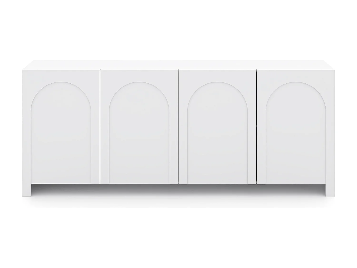 Buffet ARCO SB204 4D 204x35x83 Blanc