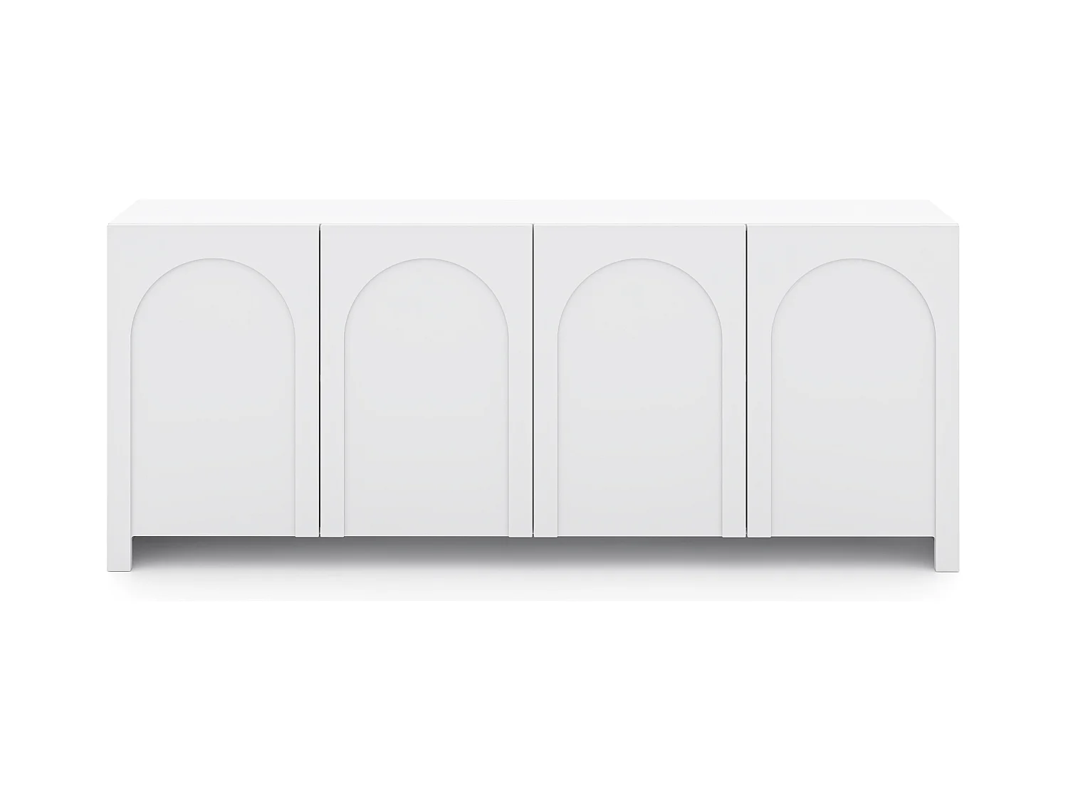 Buffet ARCO SB204 4D 204x35x83 Blanc