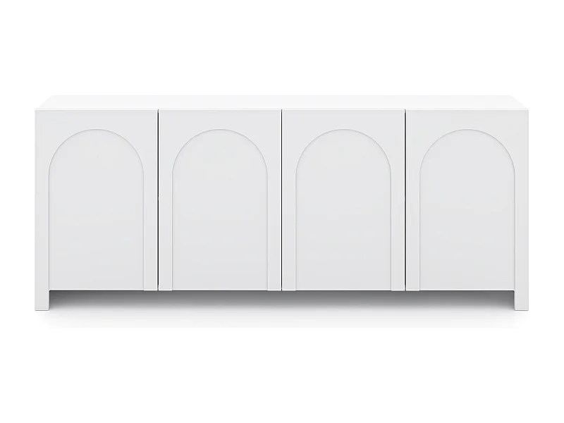 Buffet ARCO SB204 4D 204x35x83 Blanc