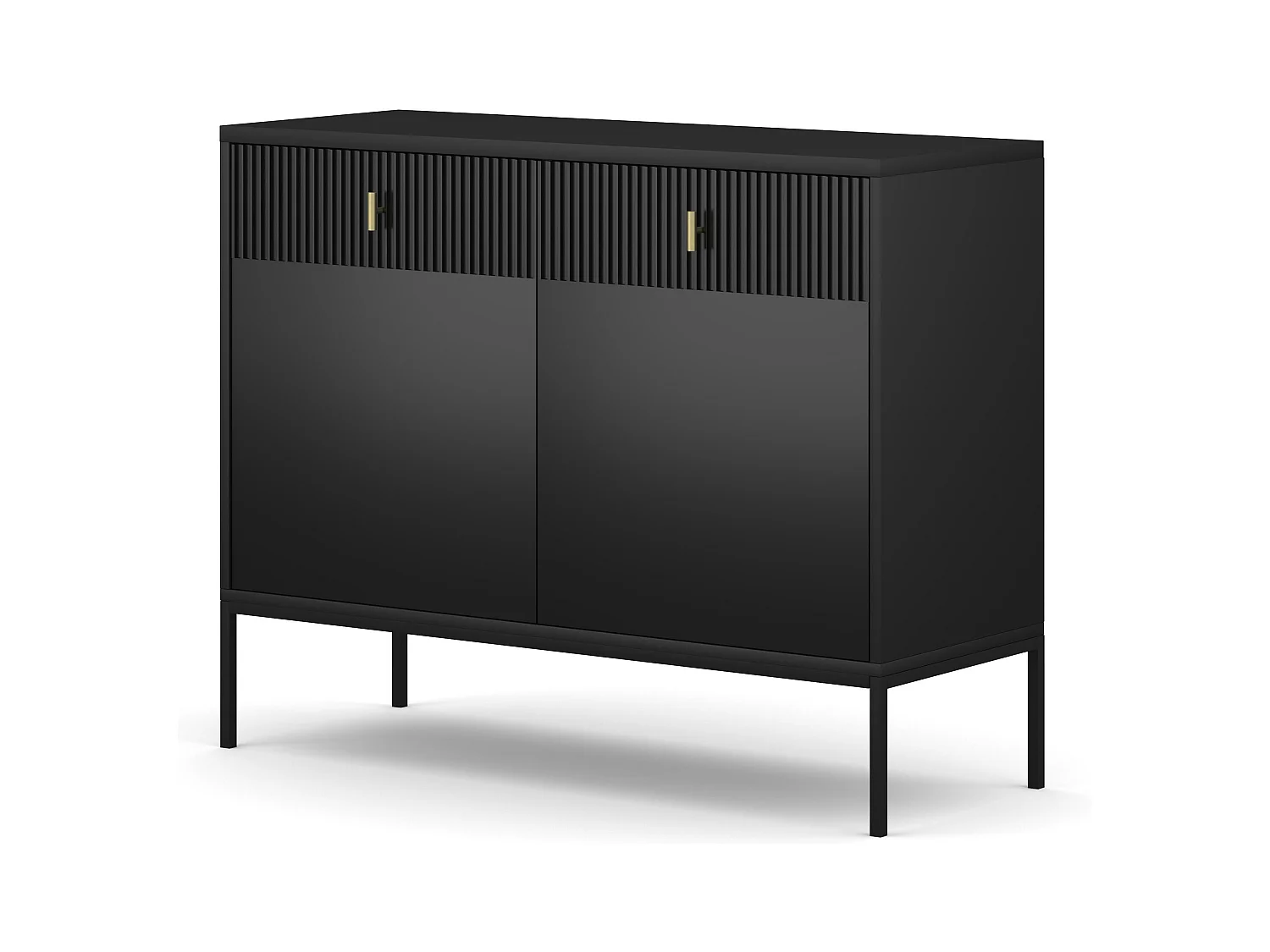 Credenza MAGGIORE SB104 2D2D 104x39x83 Nero