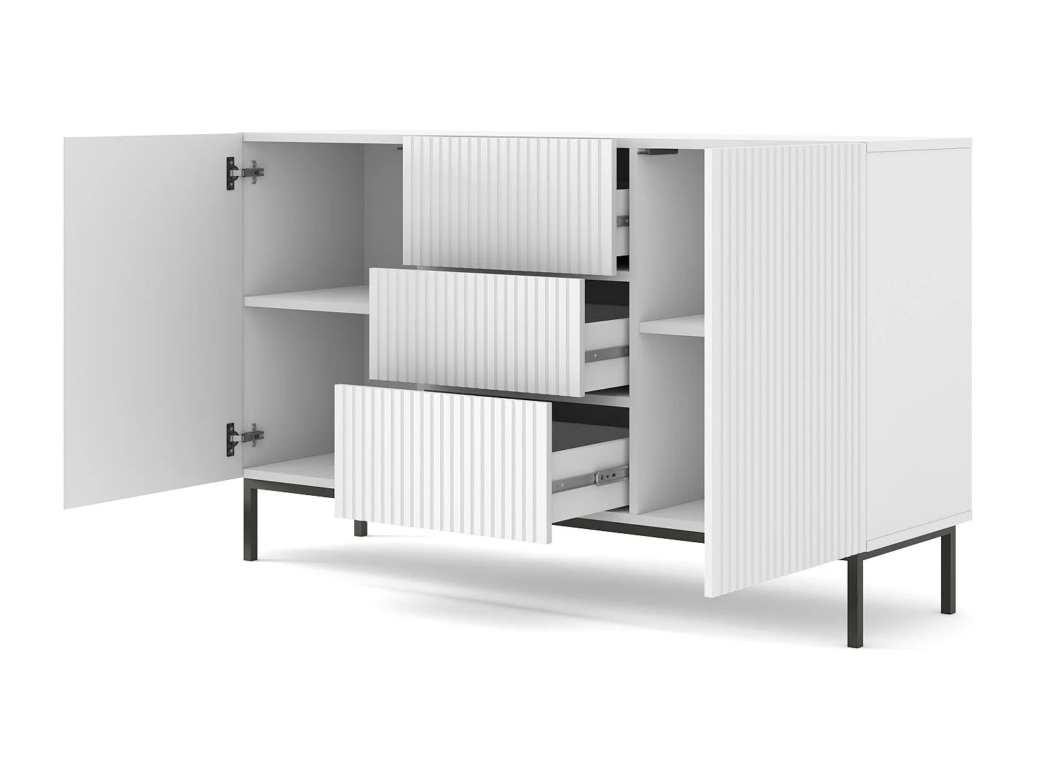 Buffet RAVENNA B SB150 2D3D 150x42x89 Blanc