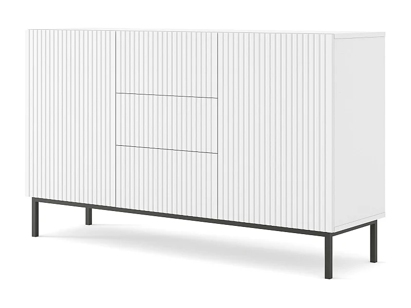 Sideboard RAVENNA B SB150 2D3D 150x42x89 Weiß
