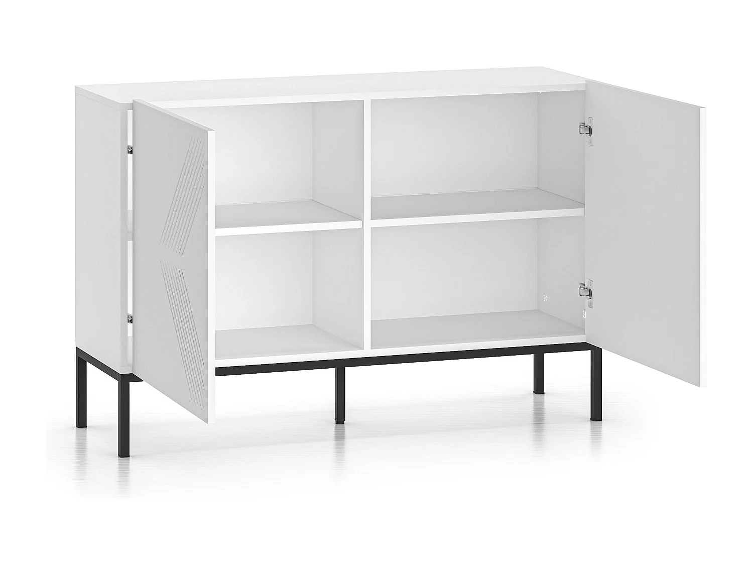 Buffet CLEARING SB114 2D 114x37x77 Blanc