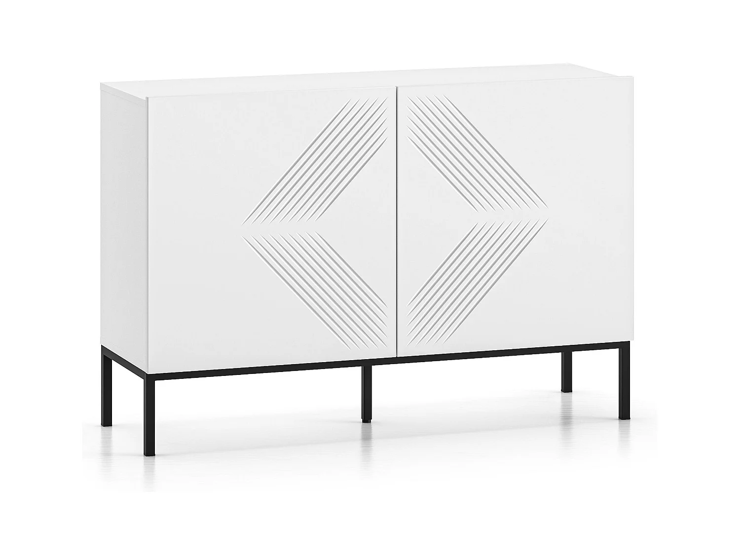 Aparador CLEARING SB114 2D 114x37x77 Blanco