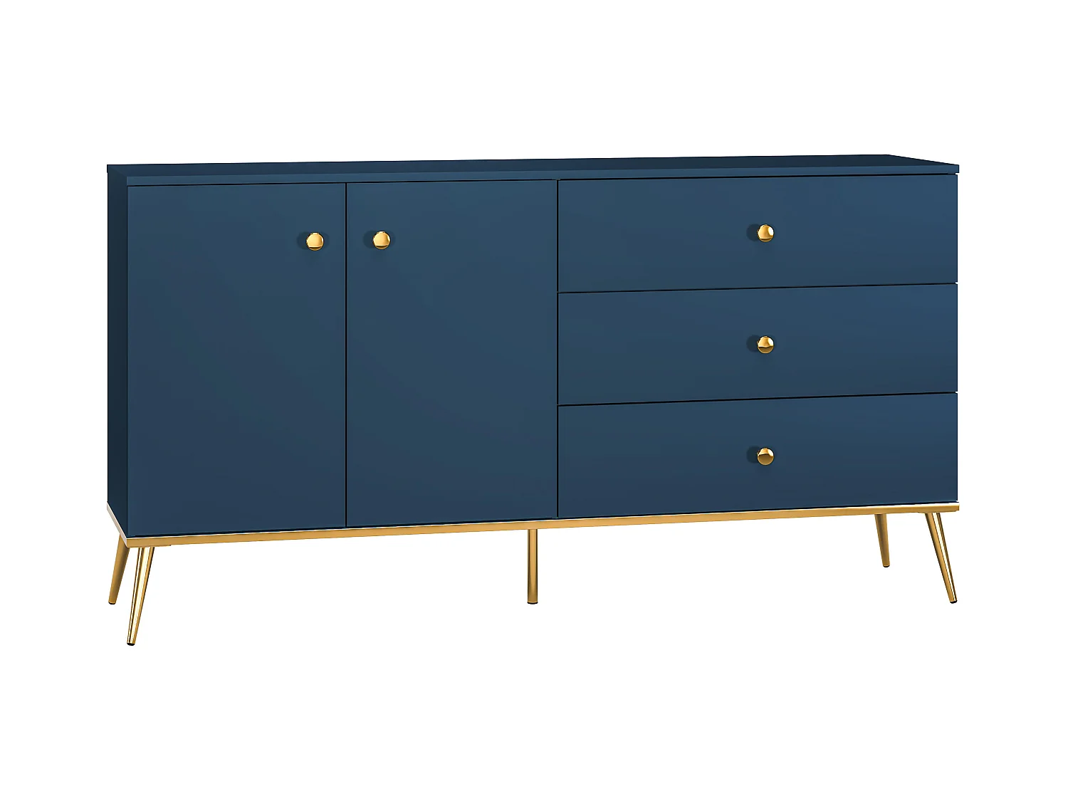 Buffet MARINE SB160 2D3D 160x40x85 Bleu