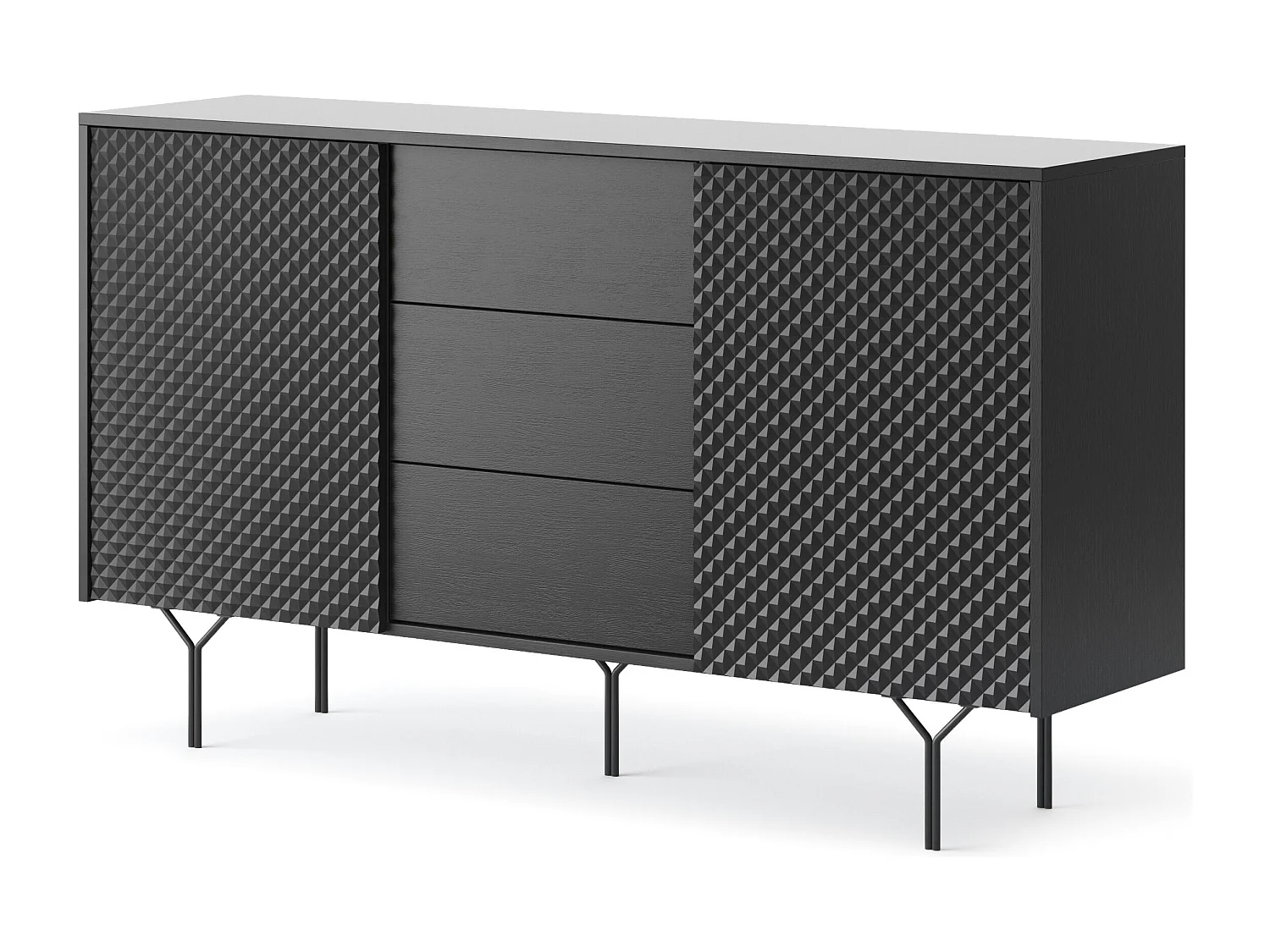 Buffet RAVEN SB144 2D3D 144x38x83 Noir