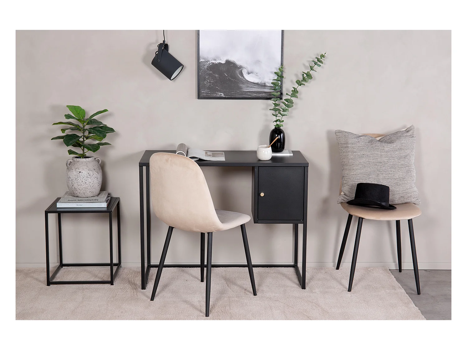 Bureau BAKAL D45 45x95x75 Noir