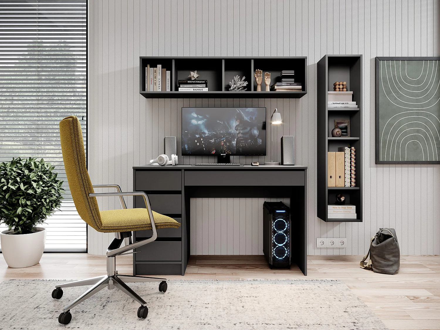 Bureau ADA D120 5D 120x55x75 Graphite