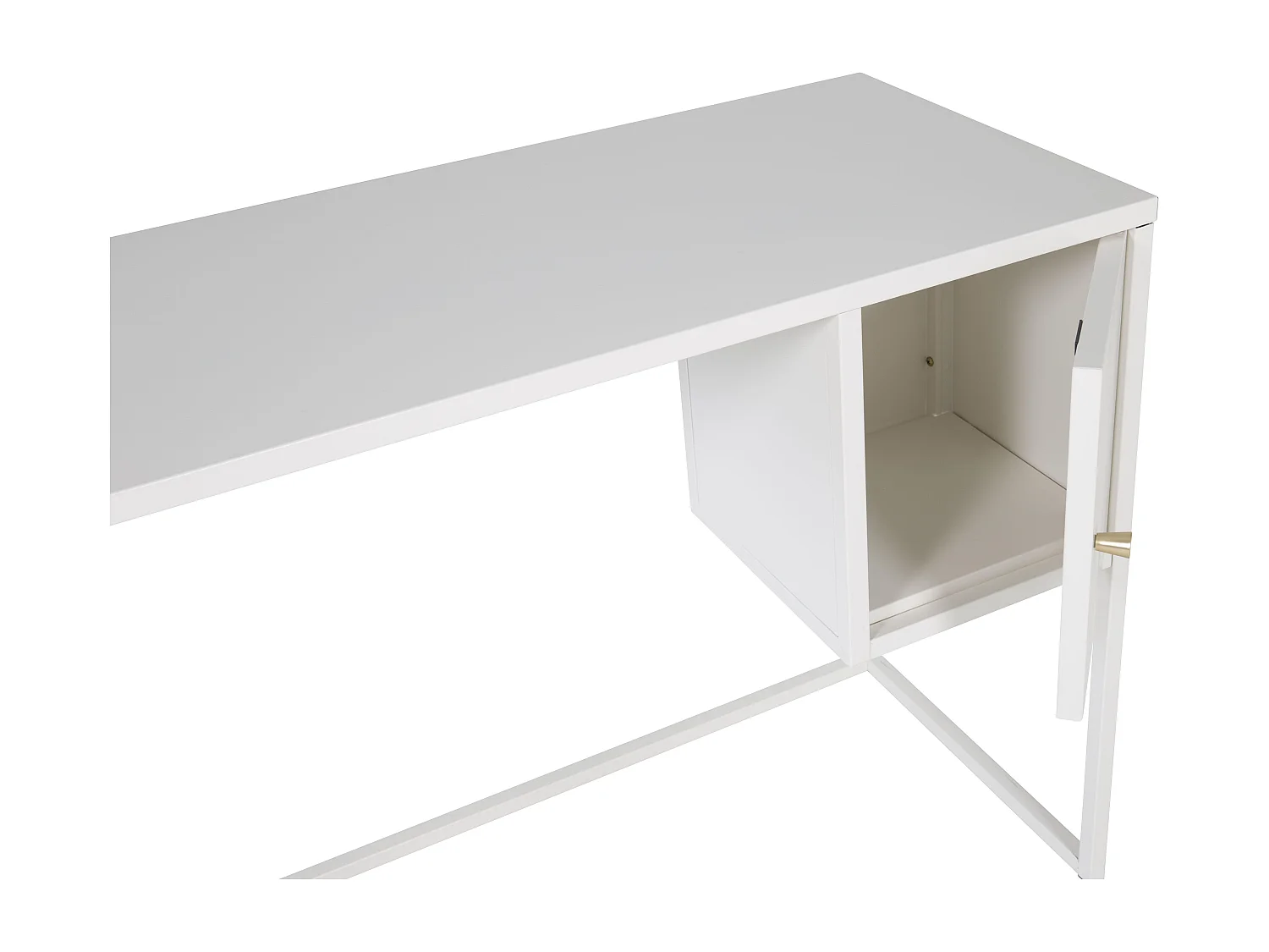 Bureau BAKAL D45 1D 45x95x75 Blanc