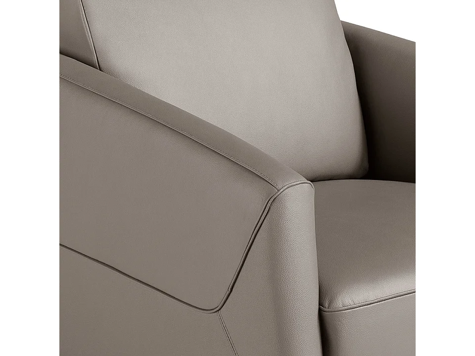 Sillón piel gris oscuro  5134 ANGEL CERDA